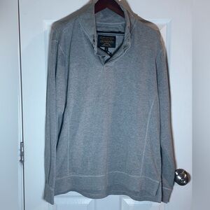 Fat Face Men's Henley Gray Sweater Size L NWT